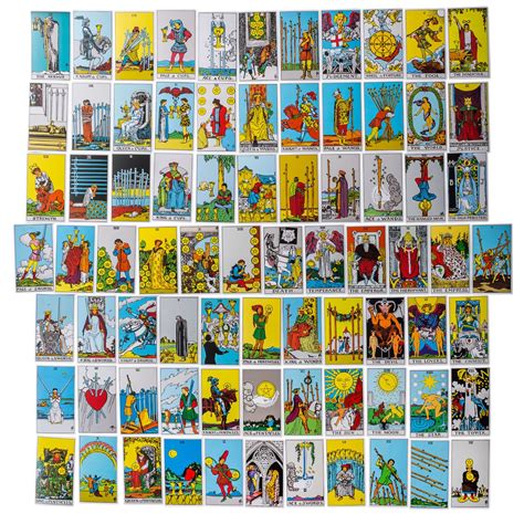 different decks of tarot cards.